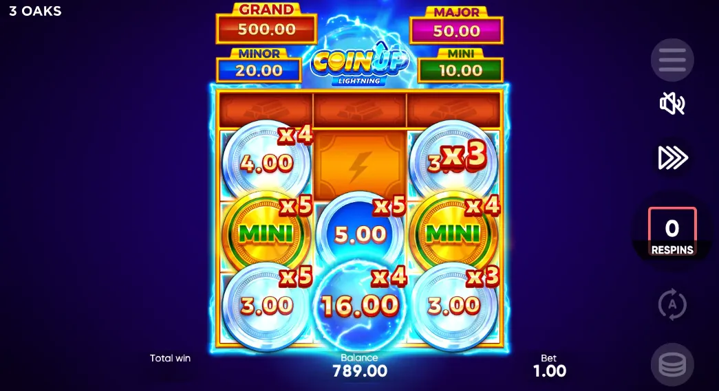 Coin Up: Lightning Sticky Coin